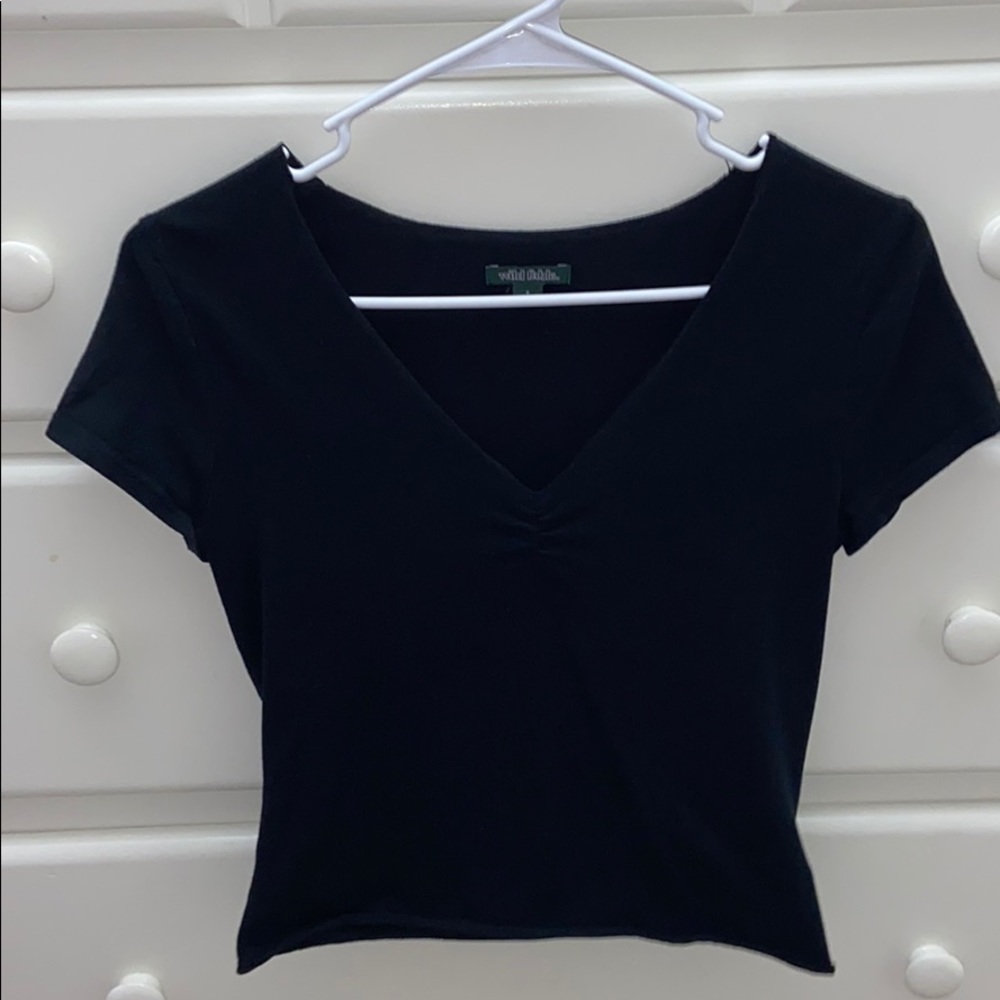 black t-shirt
